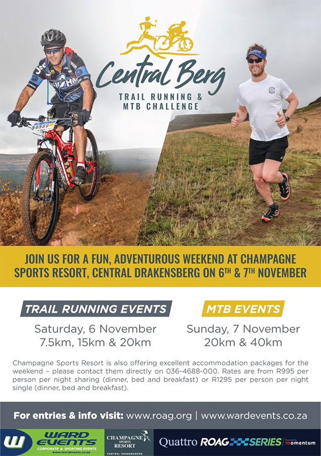 central berg trail running & mtb challenge